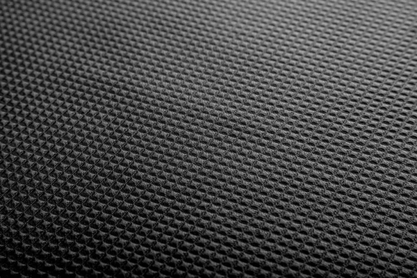 Black leather texture background — Stock Photo, Image