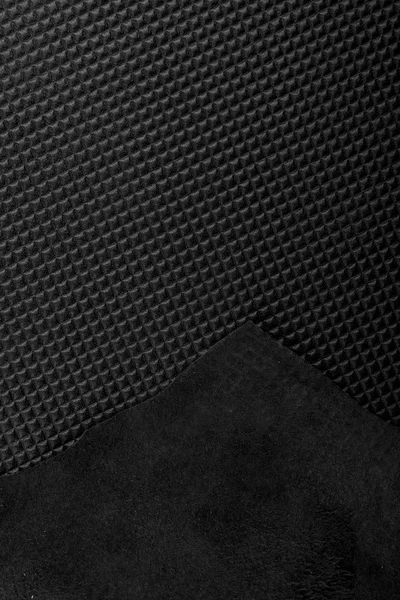 Textura de cuero negro fondo Imagen de stock