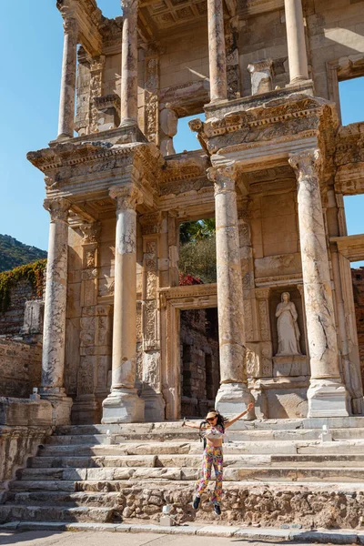 Biblioteca Celsus Éfeso Mejor Atracción Turquía — Foto de Stock