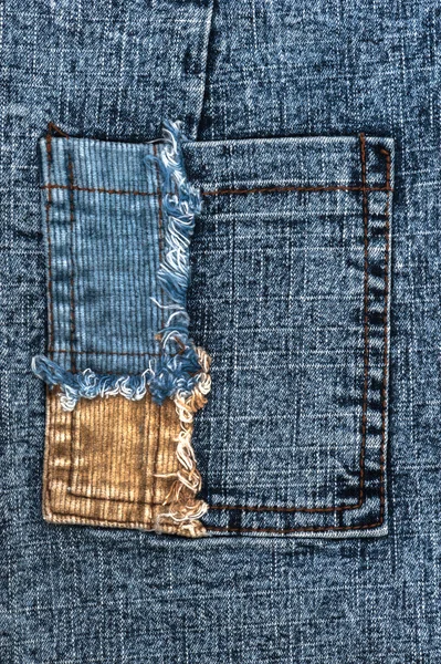 Tessitura jeans — Foto Stock