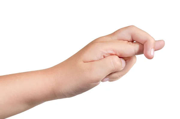 Χειρονομίες του χέρια των παιδιών — Φωτογραφία Αρχείου