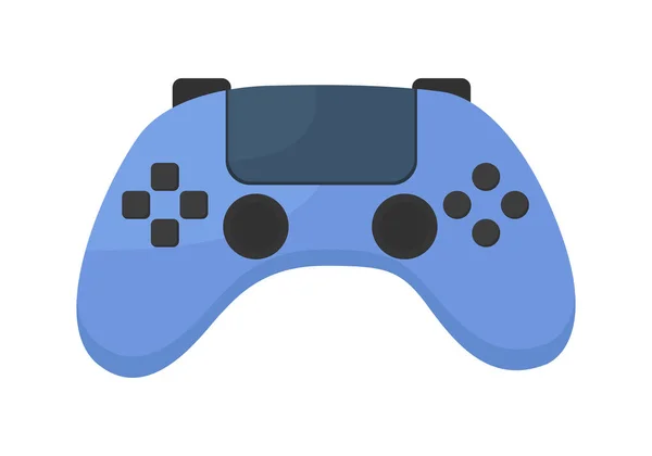 Video Game Controller Semi Flat Color Vector Object Full Sized — Stock Vector