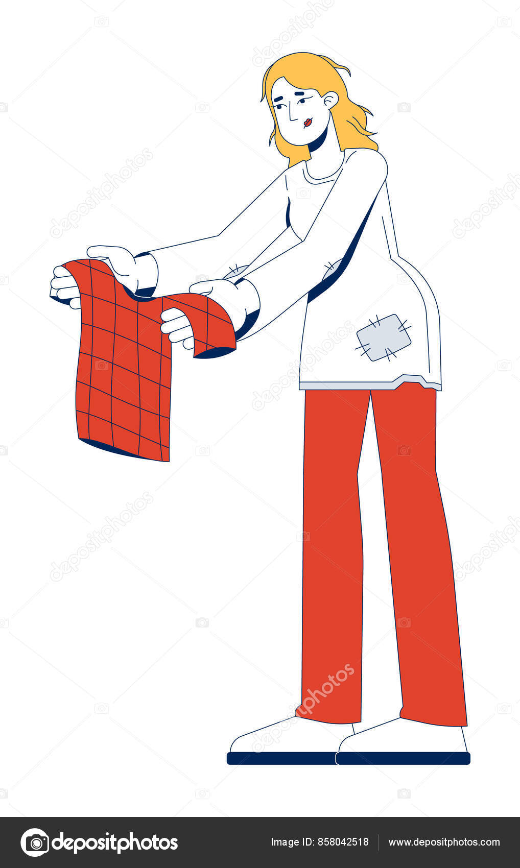 Brocante vetements images vectorielles, Brocante vetements vecteurs libres  de droits | DepositPhotos, image size:1018x1700