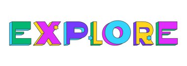 Oyuncu 3D metin tasarımı oluştur. Yapay zeka içeriği oluşturma fonksiyonu. Yaratıcılık çıktısı. Fikir üretmek hızlı olur. Çok renkli blok harfler. Yıldızlı retrofunky tarzı. Popüler kültür. Kullanılan Montserrat yazı tipi