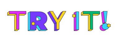 Oyuncu 3D metin tasarımı seçenekleri. Özelleştirilebilir ayarlar. Tercihleri ayarla. Yapılandırma aracı. Kullanıcı kontrolleri. Çok renkli blok harfler. Yıldızlı retrofunky tarzı. Popüler kültür. Kullanılan Montserrat yazı tipi