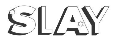 Cesur siyah-beyaz üç boyutlu metni yok et. Kendine güven cazibesi. Kendini ifade etme. Diva güzellik esnemesi. Güç stili. Parıltı modu. Özetlenmiş mektuplar. Eğlenceli tipografi. Yıldız aksanlı blok tipi. Kullanılan Montserrat yazı tipi