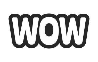 Eylem çıkartması için cesur bir özet. Şaşırtıcı heyecan ifadesi. Hayran tepkisi. Etkileyici bir viral gönderi. Siyah beyaz metin. Kabarcık harfleri. Oyuncu tasarım kelimesi. Kullanılan çiftlik yazı tipi