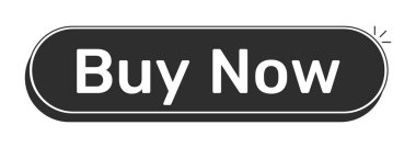 Şimdi yuvarlak siyah UI elementini satın al. Hemen satın alınmalı. Çevrimiçi işlem. Ürün hemen kontrol edildi. Ticaret için. Tek renkli tıklanabilir düğme. Beyaz kalın metinli düz web CTA. Kullanılan Rubik yazı tipi