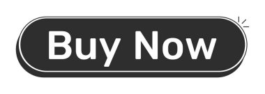 Şimdi yuvarlak siyah UI elementini satın al. Hemen satın alınmalı. Çevrimiçi işlem. Ürün hemen kontrol edildi. Ticaret için. Tek renkli tıklanabilir düğme. Beyaz kalın metinli düz web CTA. Kullanılan Rubik yazı tipi