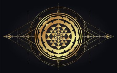Ay büyüsü. Üçlü ay pagan ay tanrıçası sembolü. Üç yüzlü Tanrıça. Bakire, Anne, Kocakarı vektör çizimi. Dövme, astroloji, simya, boho ve sihirli sembol