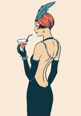 Sineklik kız: Retro Parti Davetiyesi