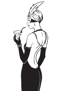 Sineklik kız: Retro Parti Davetiyesi