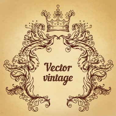 Vintage tarzı tasarım öğeleri