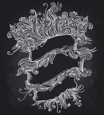 Vintage tarzı tasarım öğeleri, şerit