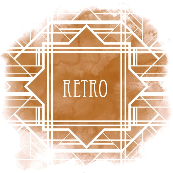 Fundo vintage. Padrão de estilo retro — Vetor de Stock