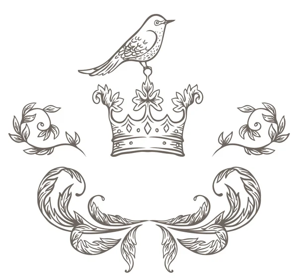 Vintage tarzı tasarım öğeleri