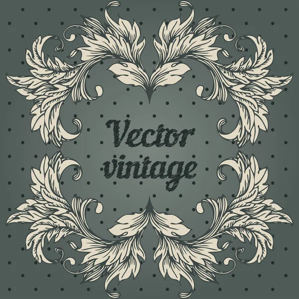 Elementos de design estilo vintage — Vetor de Stock