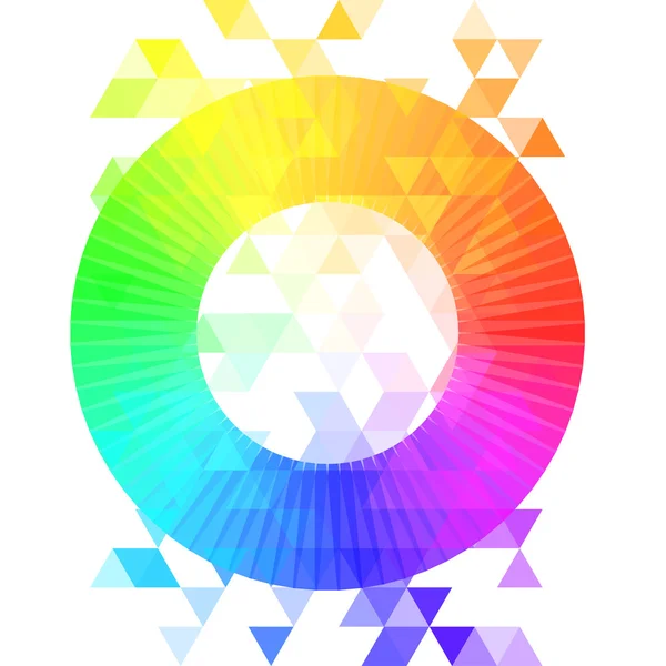 Творчі колірне коло — стоковий вектор