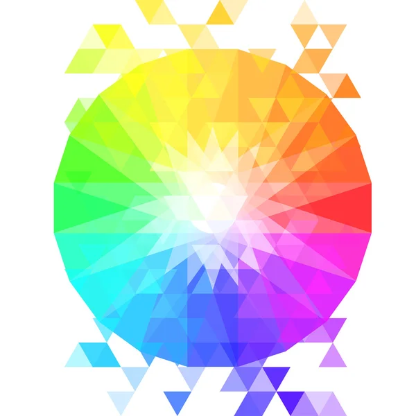 Creative Color Wheel — Stock Vector