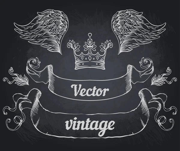 Éléments de design style vintage — Image vectorielle