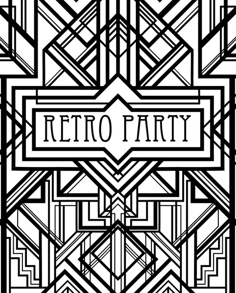 Fondo vintage. Patrón de estilo retro — Vector de stock