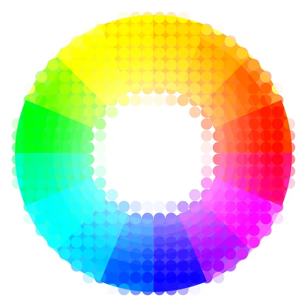 Ρόδα χρώματος δημιουργική — Διανυσματικό Αρχείο