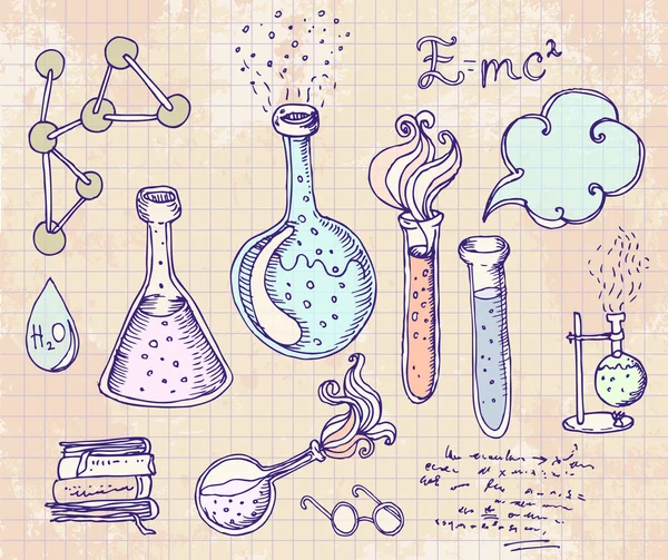 burbuja Sastre Paseo Instrumentos de química imágenes de stock de arte vectorial | Depositphotos