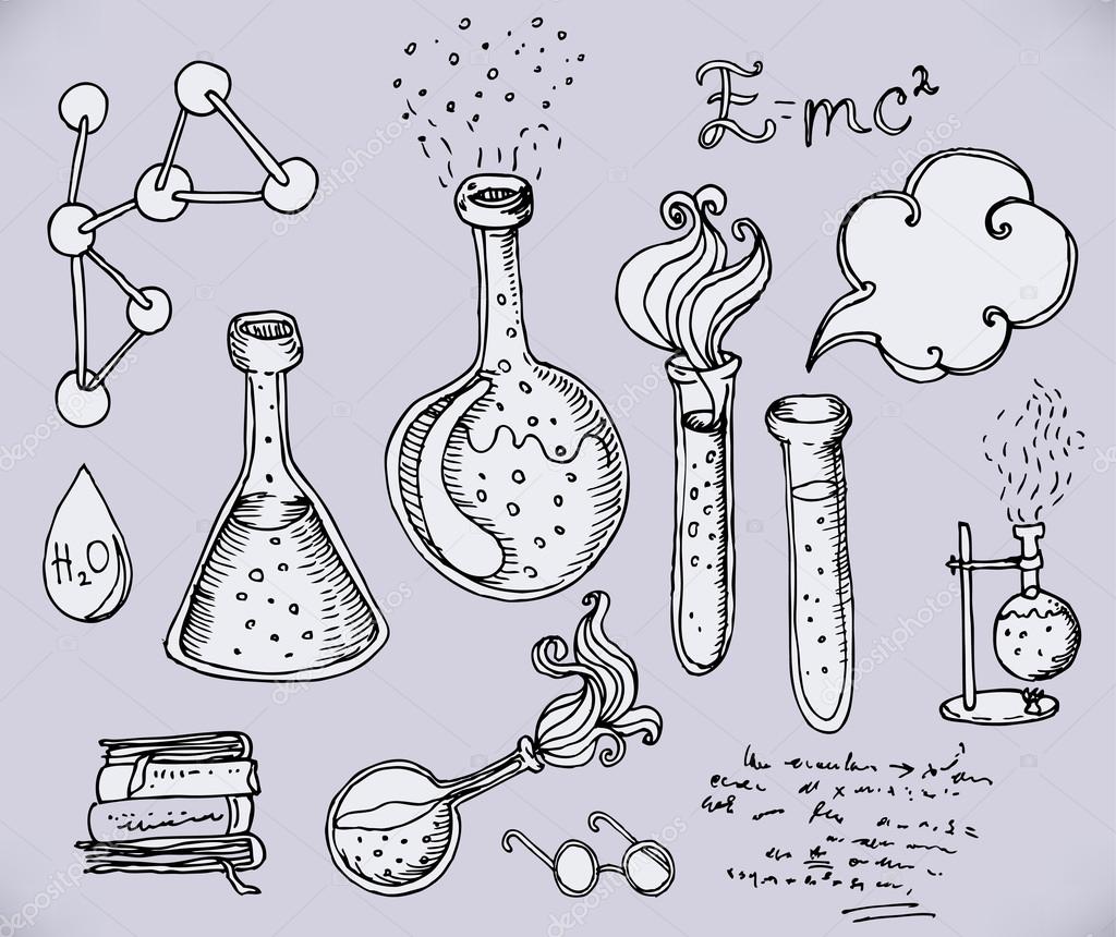 Back to School: science lab objects