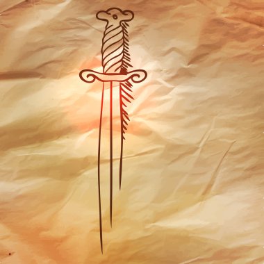 Vintage macera. Kılıç