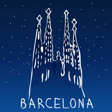 La Sagrada Familia, Barselona, İspanya.