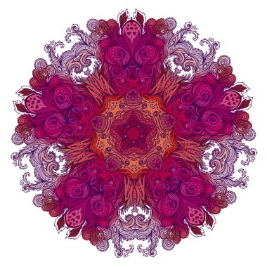 Mandala. Yuvarlak model