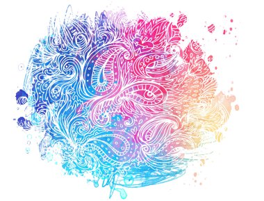 Soyut suluboya arkaplanı