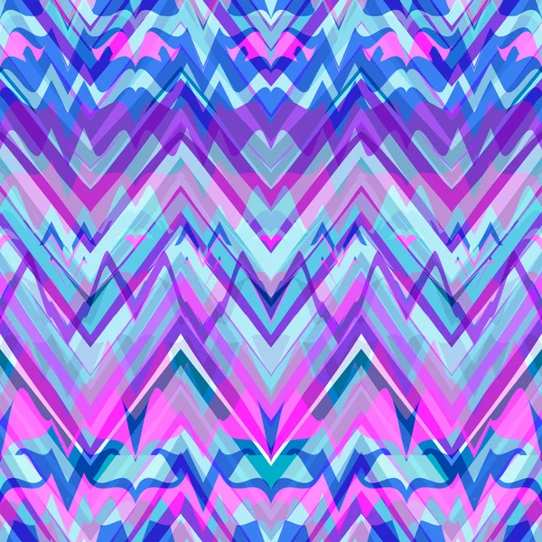 Modèle sans couture de zigzag ethnique — Image vectorielle