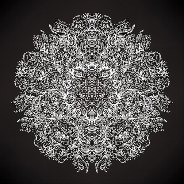 Mandala. motif rond vintage — Image vectorielle