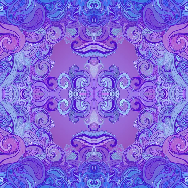 çiçek desenli Hint seamless modeli