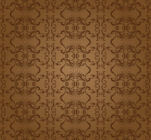 Seamless vintage background baroque pattern — Stock Vector