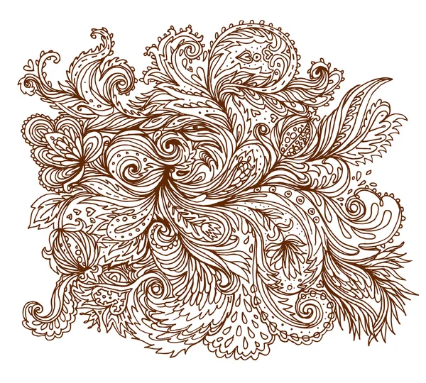 Texture paisley colorée — Image vectorielle