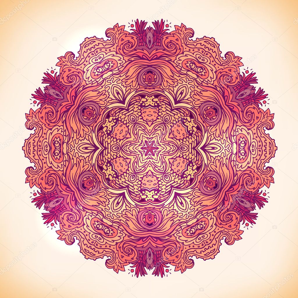 Mandala. Round pattern