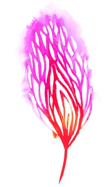 Boho tarzı renkli tüy