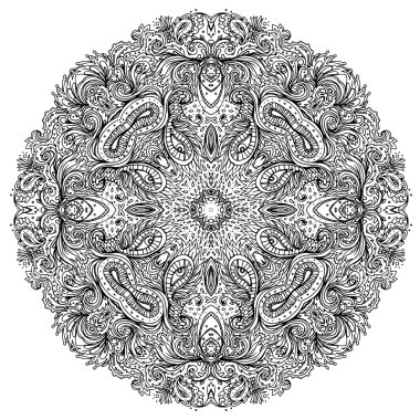 Mandala. Yuvarlak model