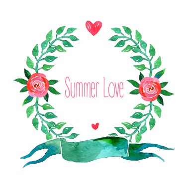 Boho stil düğün davet şablonu