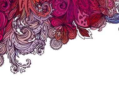 çiçek desenli seamless modeli