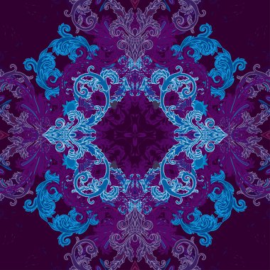 Dikişsiz vintage Barok desen