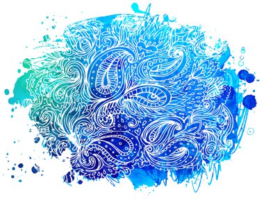 Soyut suluboya arkaplanı