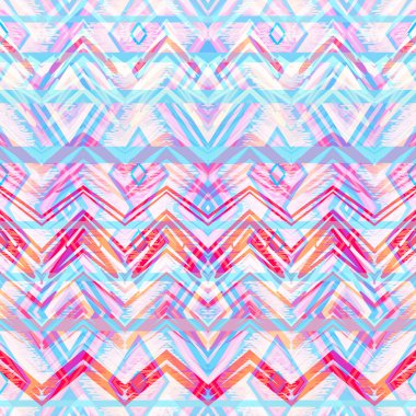 Etnik zikzak seamless modeli