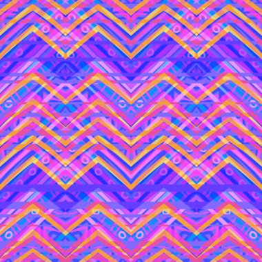 Etnik zikzak seamless modeli