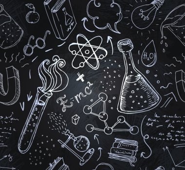Back to School: science lab objects clipart