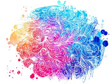 Soyut suluboya arkaplanı