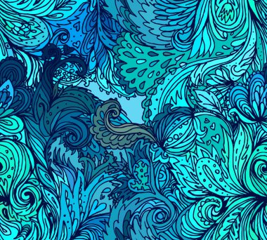 çiçek desenli seamless modeli