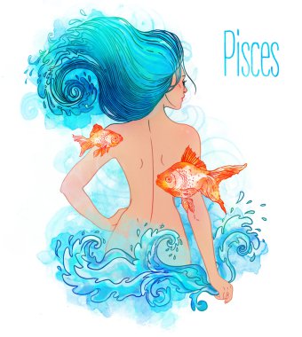 Download Pisces The Fishes Free Vector Eps Cdr Ai Svg Vector Illustration Graphic Art